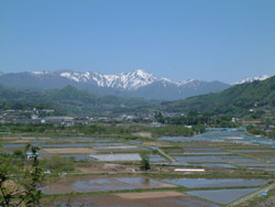 谷川岳と利根川2001年春